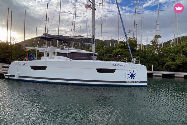 Yacht charter in Tortola · Fountaine Pajot — Fountaine Pajot Astrea 42 (2020)